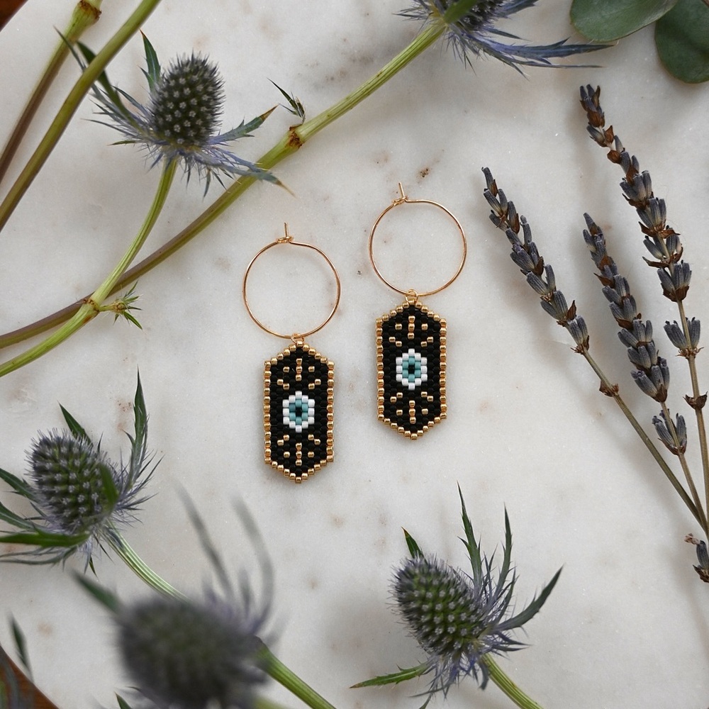 Handmade Evil Eye Earrings